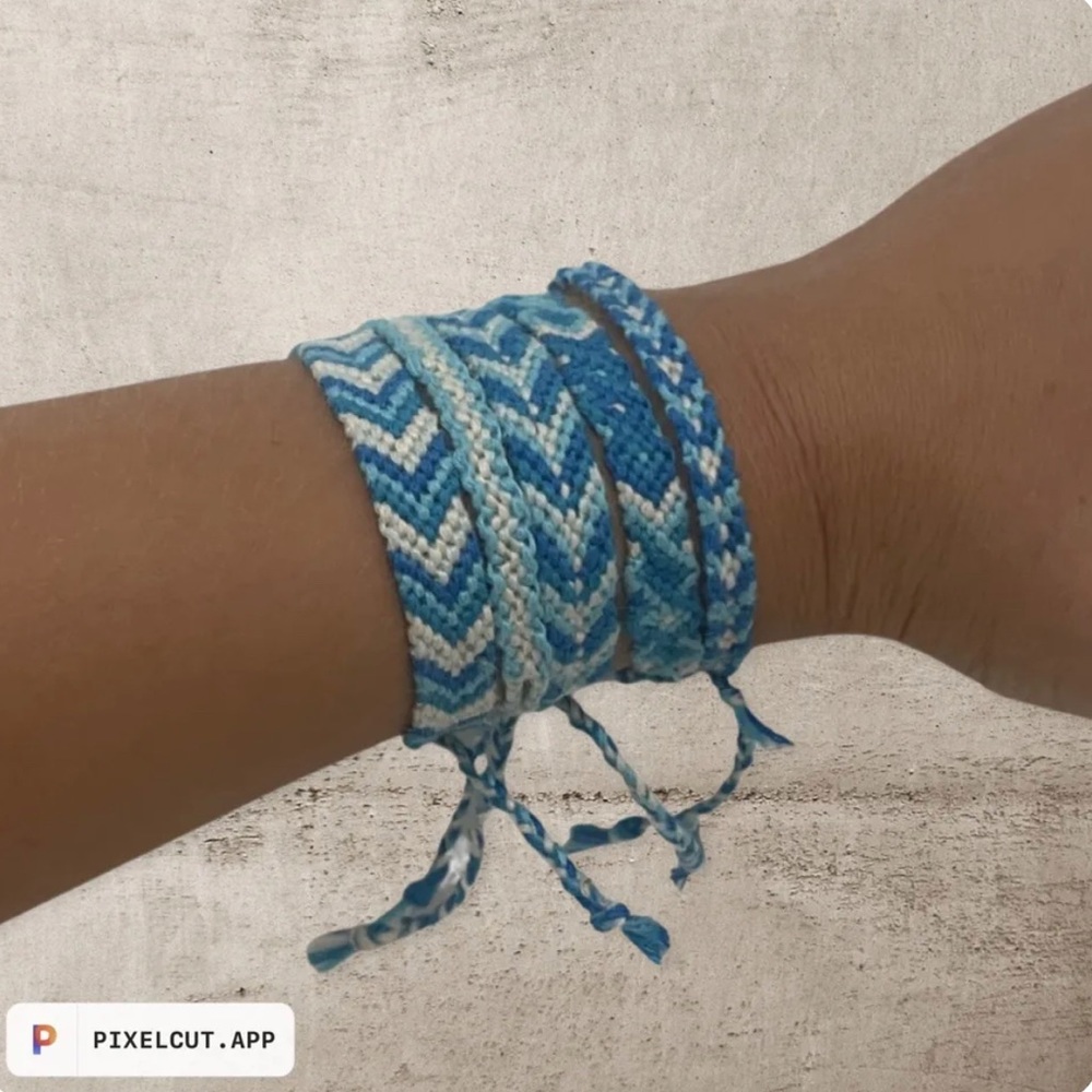 Handmade Set of 5 String Bracelets